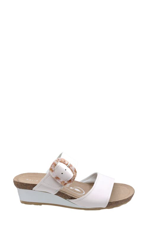 DAVID TATE DAVID TATE FANTASY PLATFORM WEDGE SLIDE SANDAL