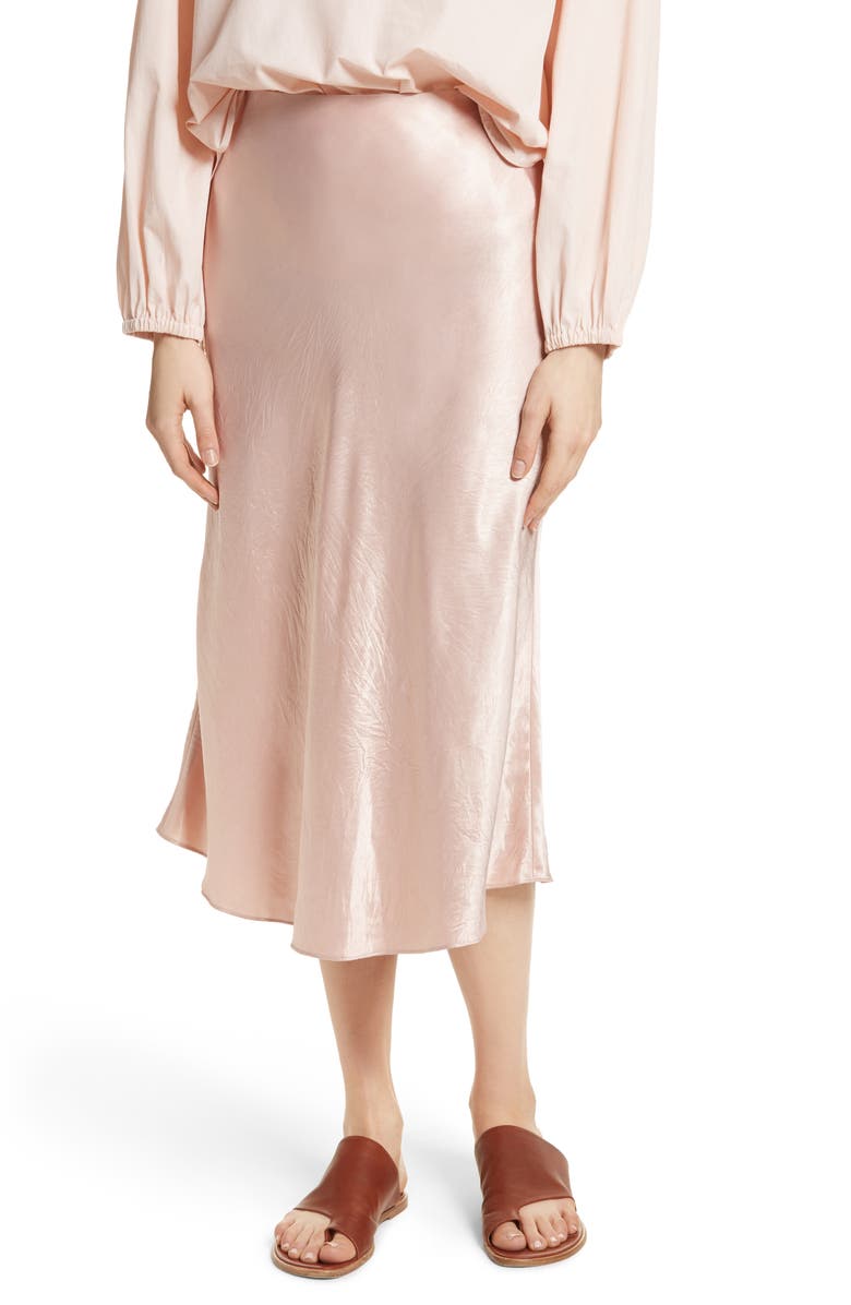 Vince Satin Slip Skirt, Main, color,