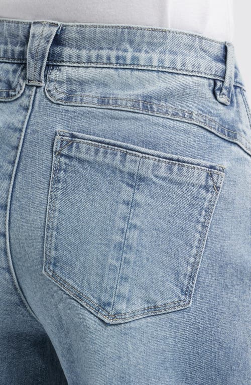 Wit & Wisdom Wyatt 'ab'solution Skyrise Wide Leg Jeans In Light Blue Artisanal