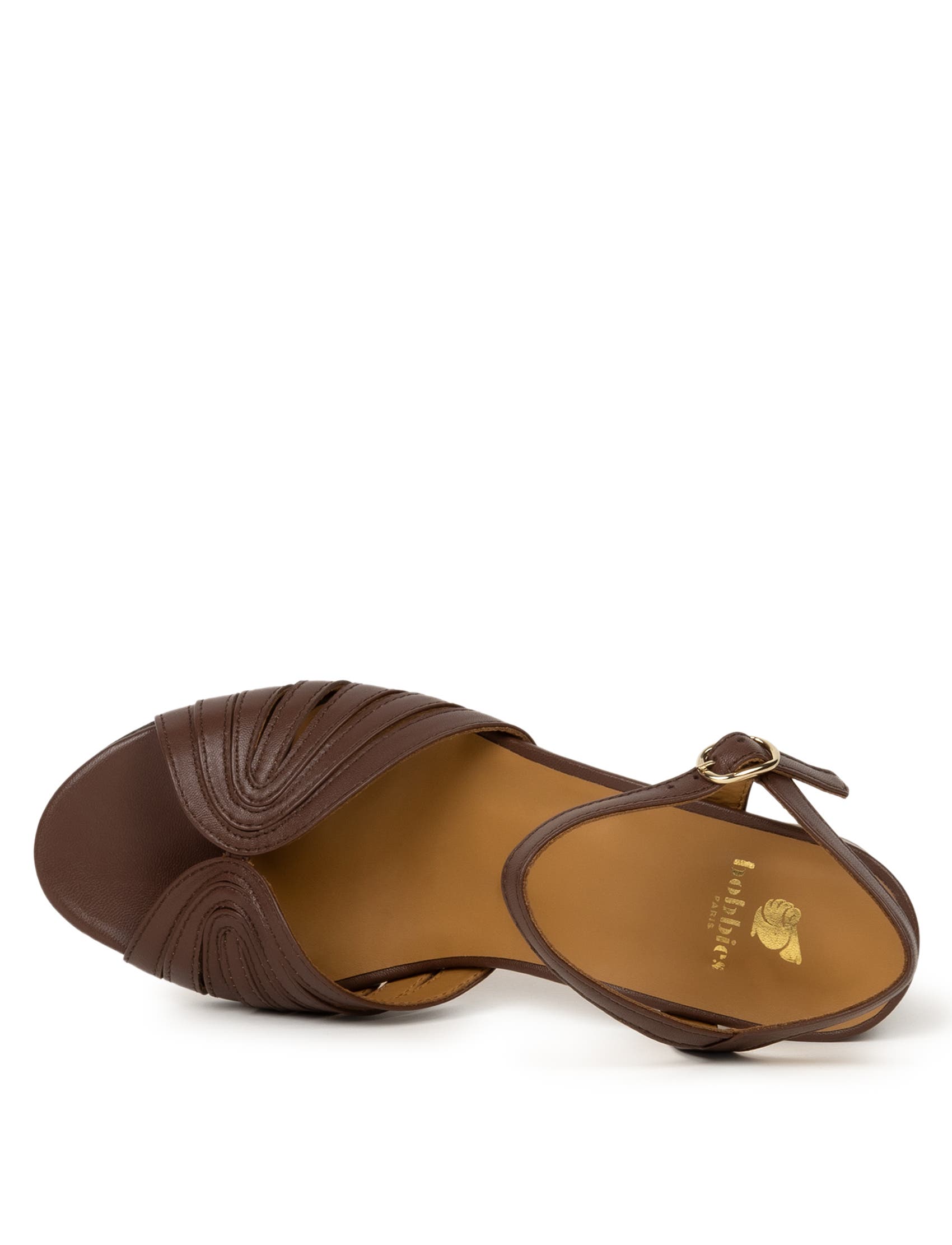 Eileen Heeled Sandals, Alternate, color, Chocolate