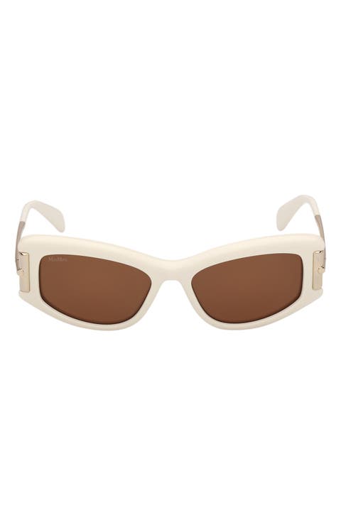 52mm Cat Eye Sunglasses