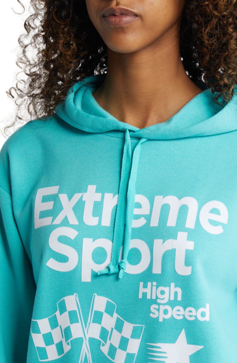 Vinyl Icons Extreme Sports Graphic Hoodie, Alternate, color, Turq