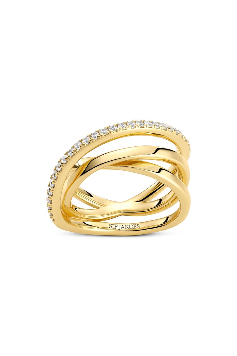 Ring Spirale, Main, color, 18K Gold Plated