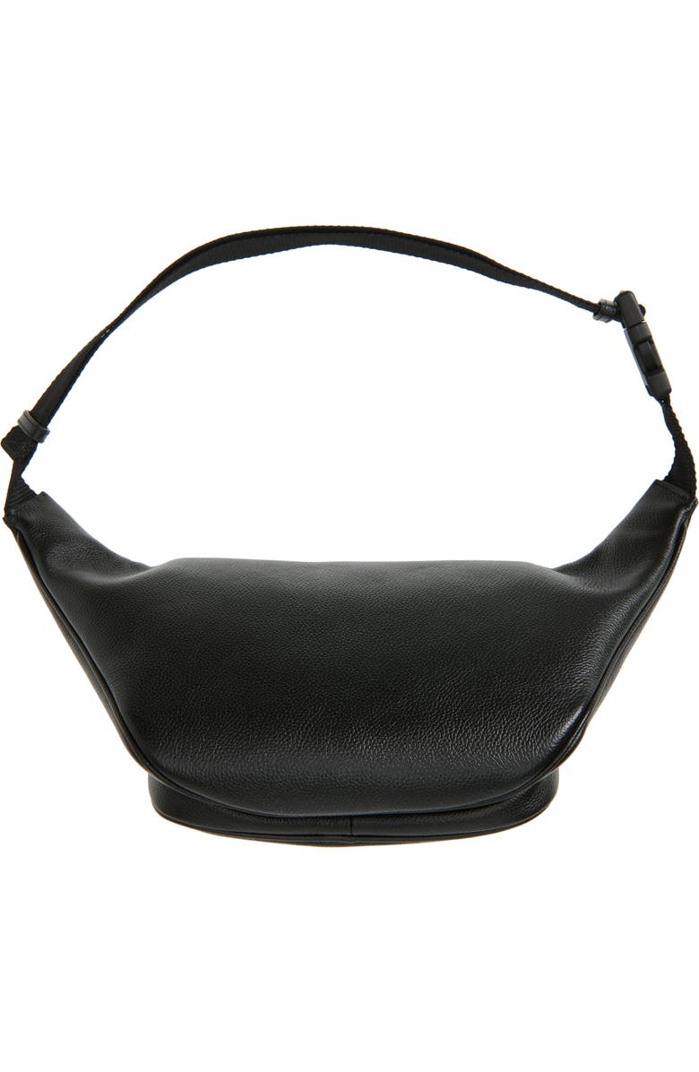 Balenciaga Explorer Tape Logo Leather Belt Bag, Alternate, color,