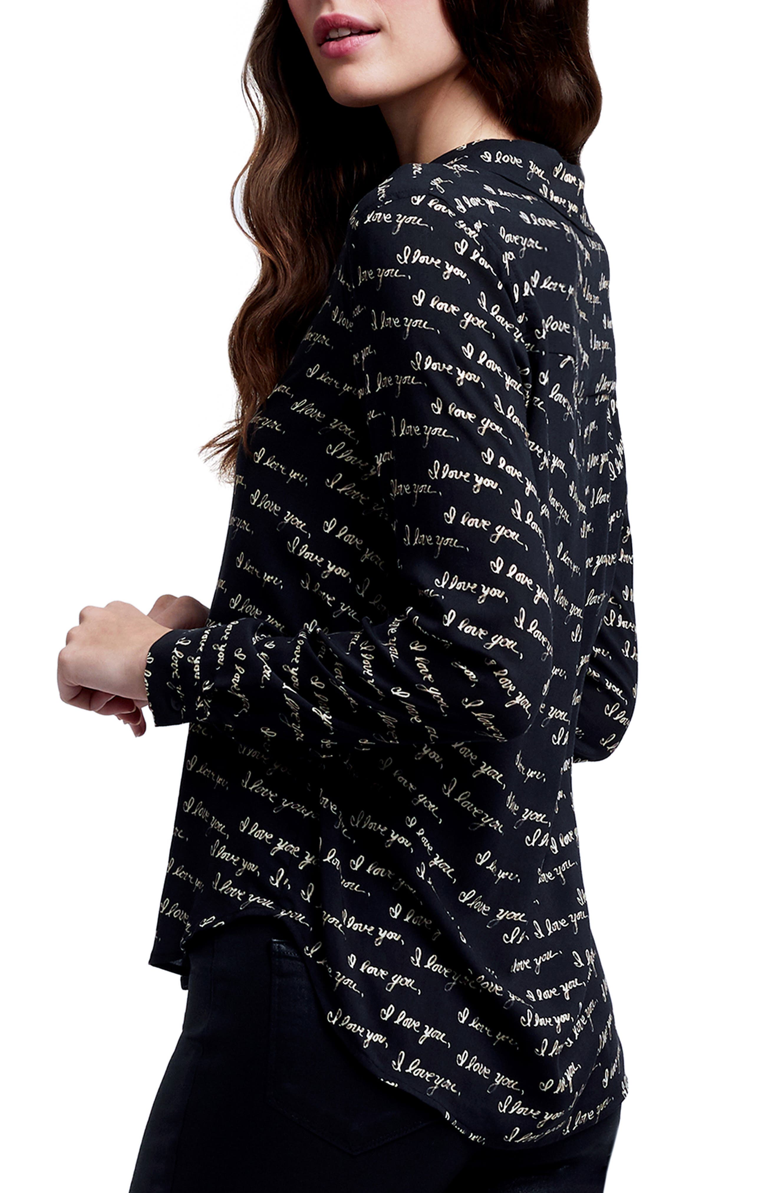 L'AGENCE Holly Button-Up Blouse (Women) | Nordstromrack