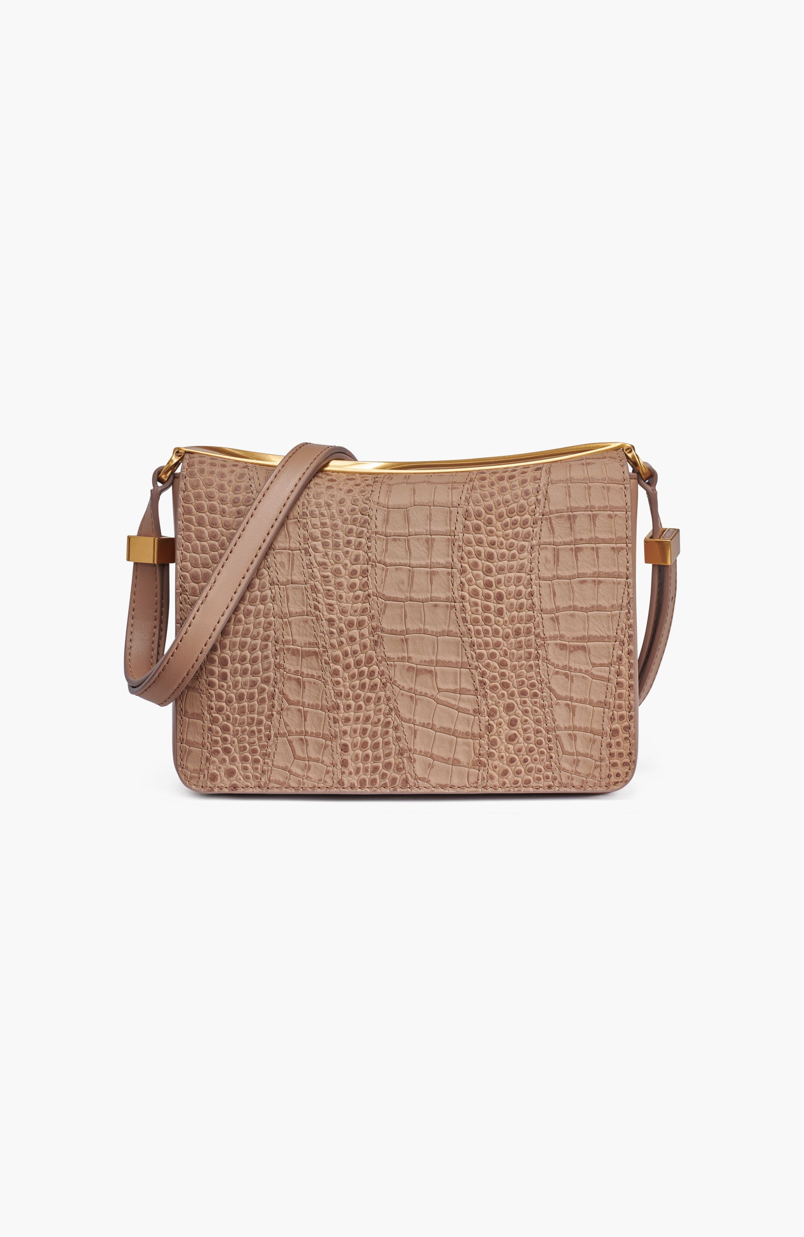 Donna Karan New York Jericho Croco Wave Shoulder, Main, color, 