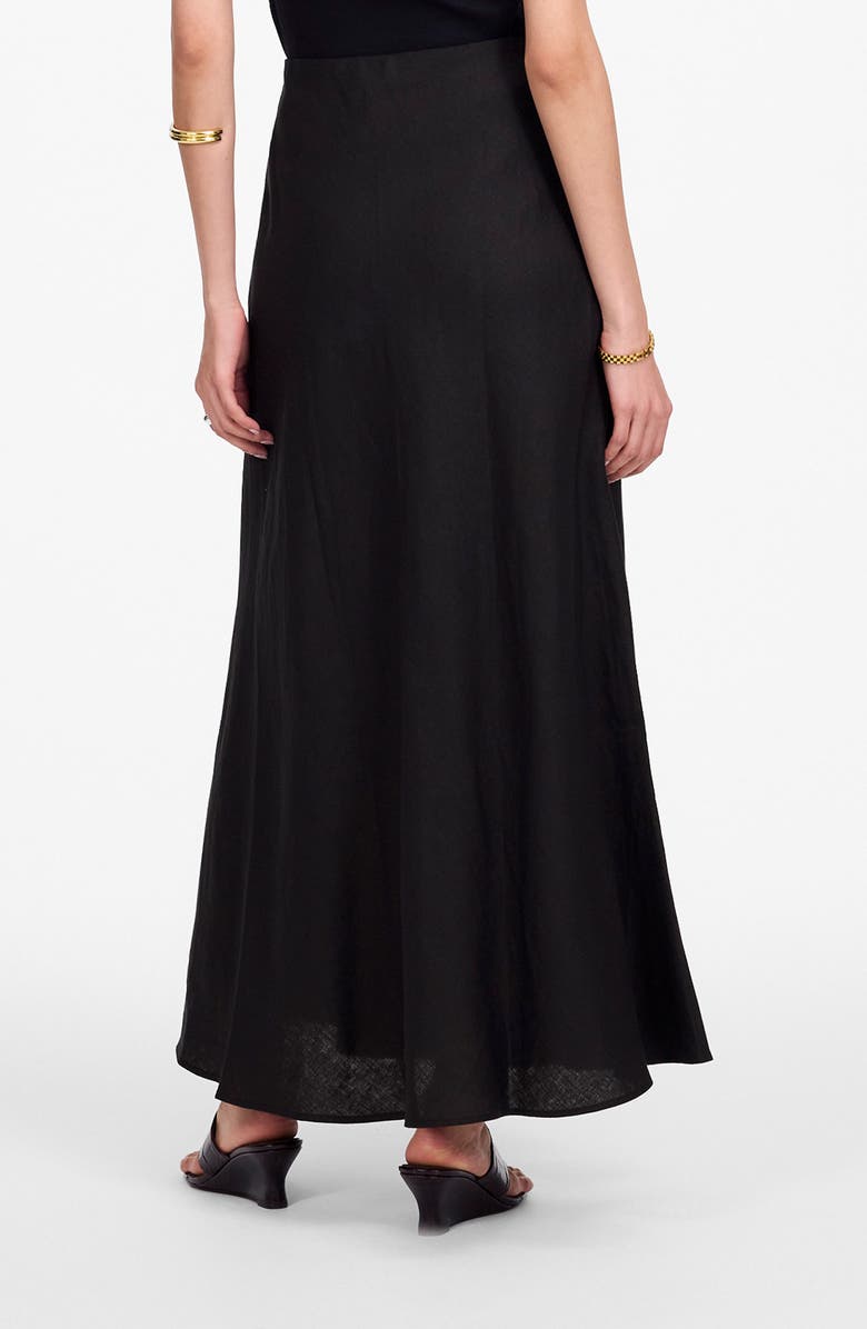 Linen Maxi Slip Skirt