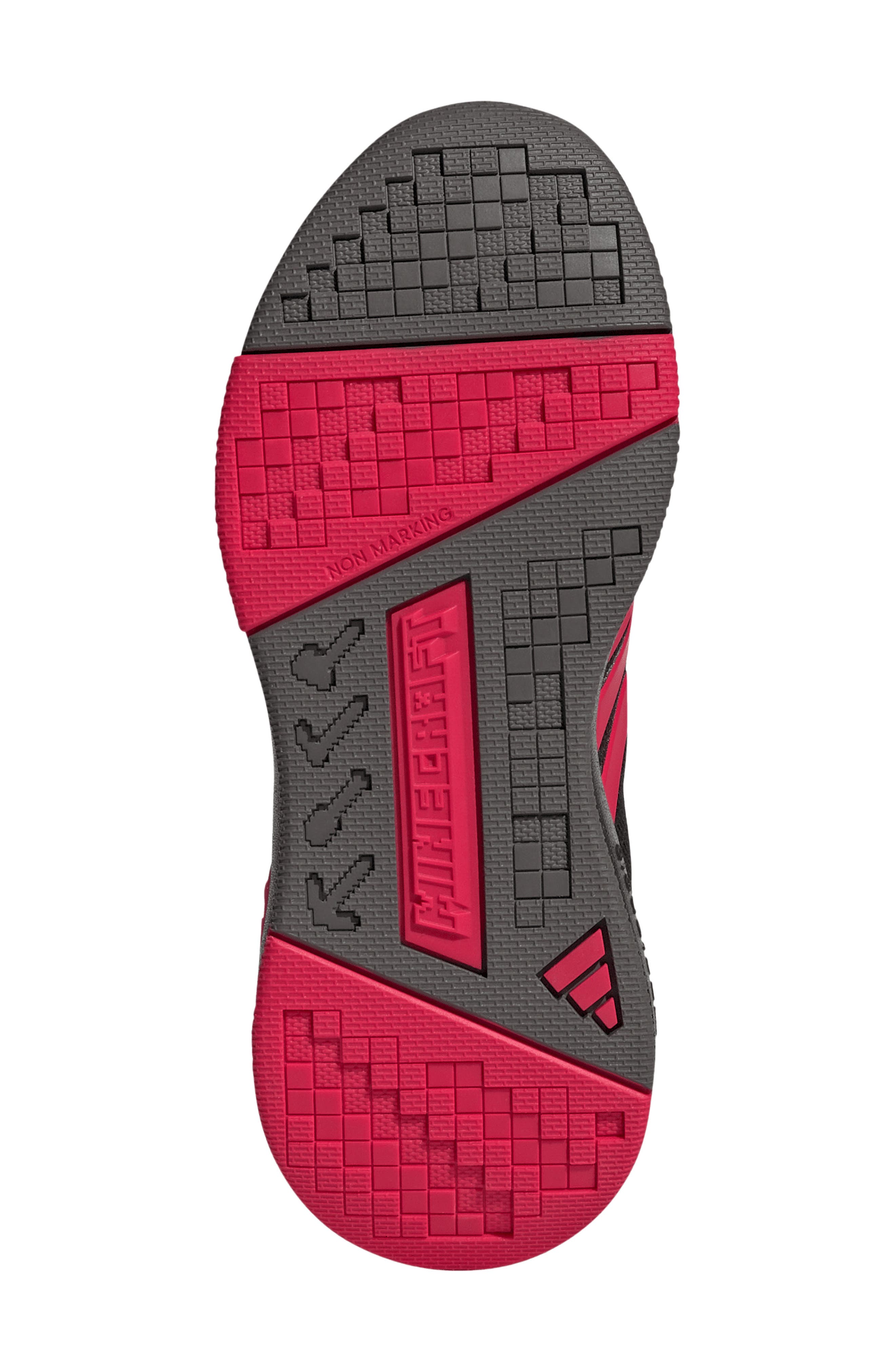 Kids' Minecraft Pro Running Shoe, Alternate, color, BLACK/ LUCID RED/ GREY