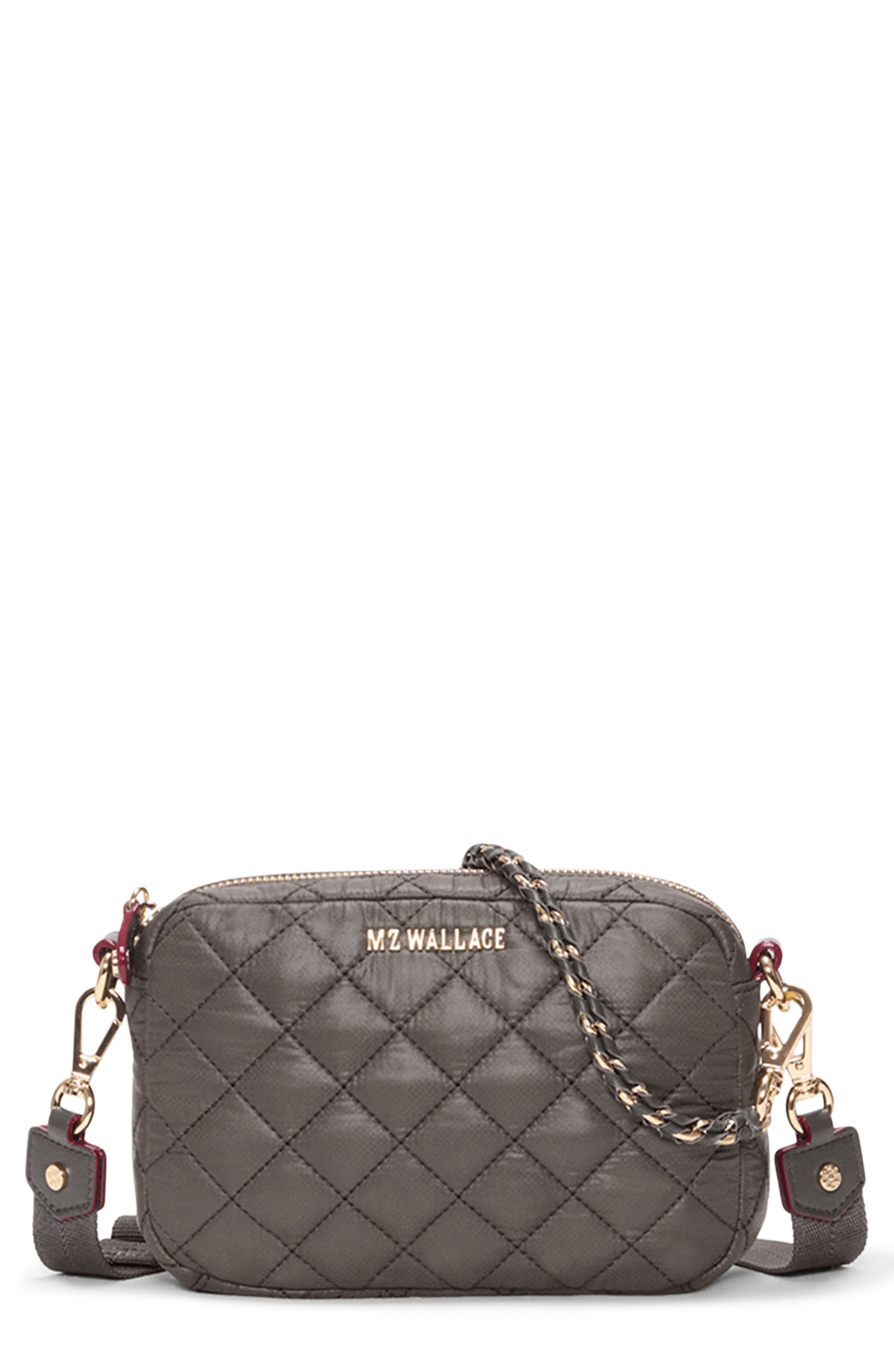 Crosby Mini Leather Trimmed Crossbody Bag, Main, color, MAGNET