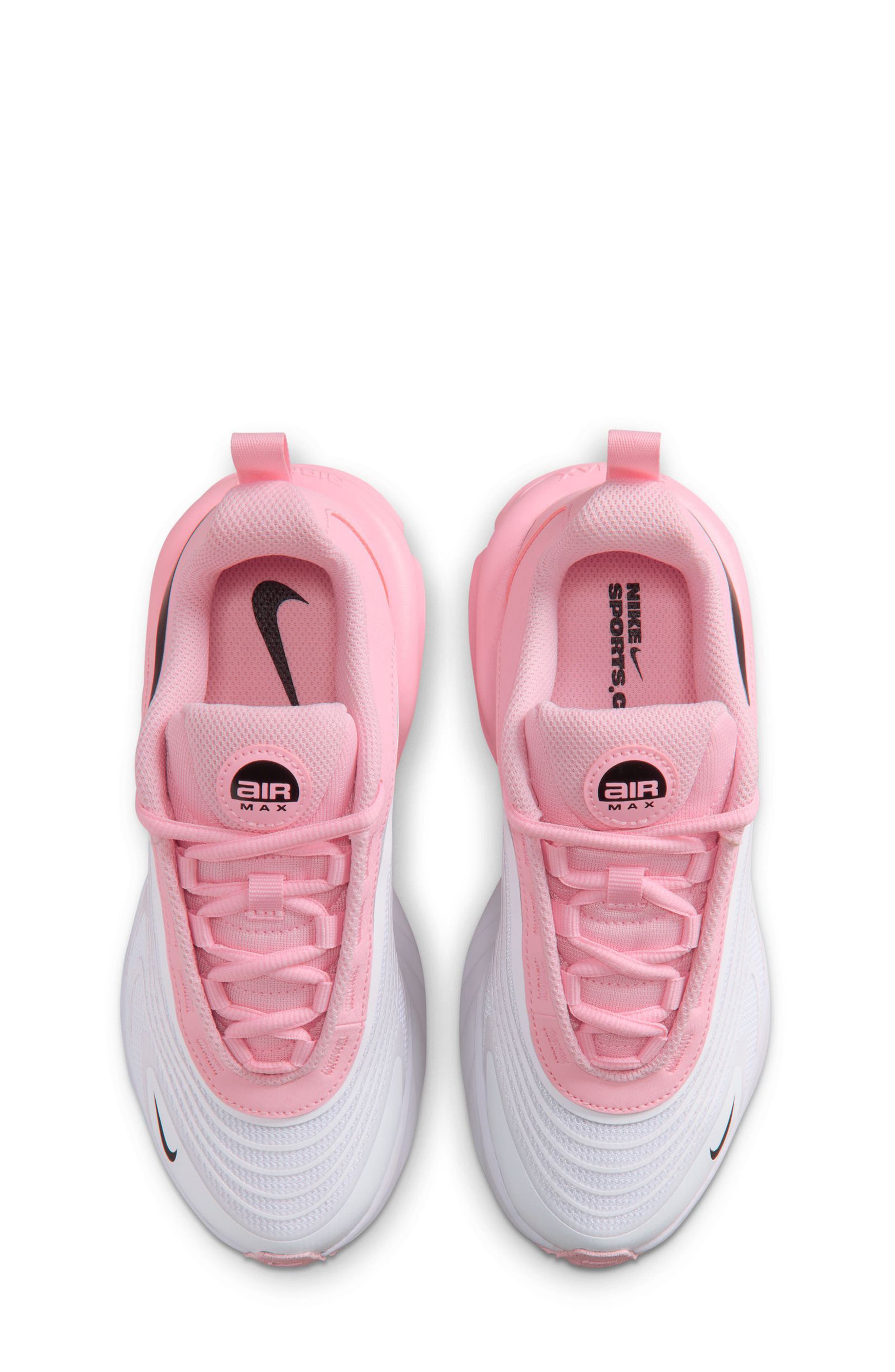 Nike Kids' Air Max Fire Sneaker, Alternate, color, White/ Black/ Soft Pink