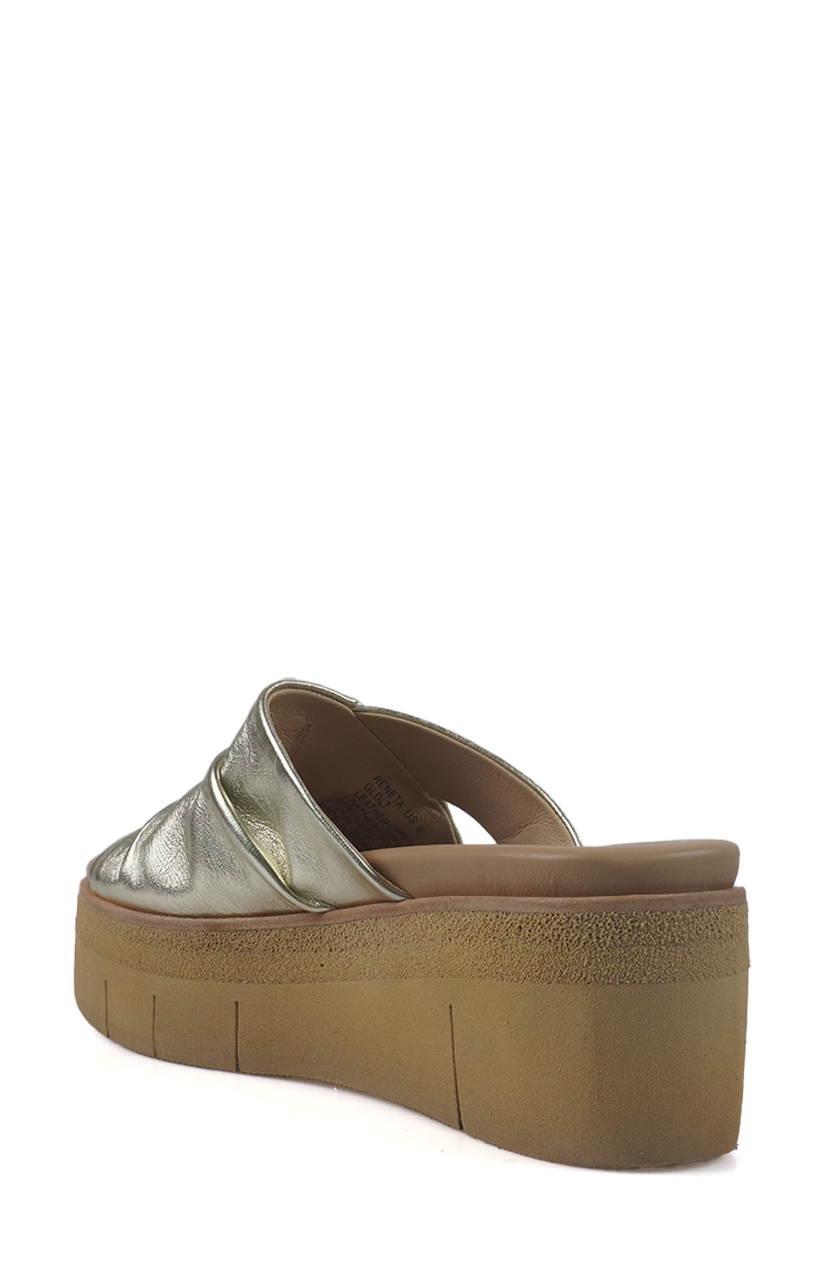Reneta Platform Leather Sandal - image 4