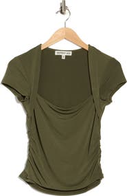 Madden Girl Layered Ruched Top