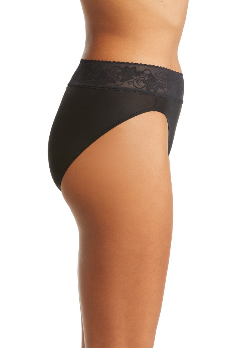 Comfort Touch High Leg Briefs, Alternate, color, BLACK