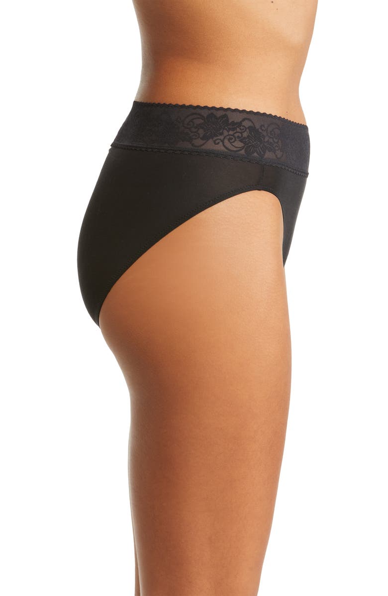 Wacoal Comfort Touch High Leg Briefs, Alternate, color, Black