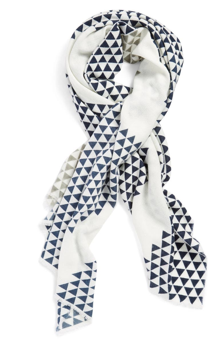 BP. Triangle Print Scarf, Main, color,