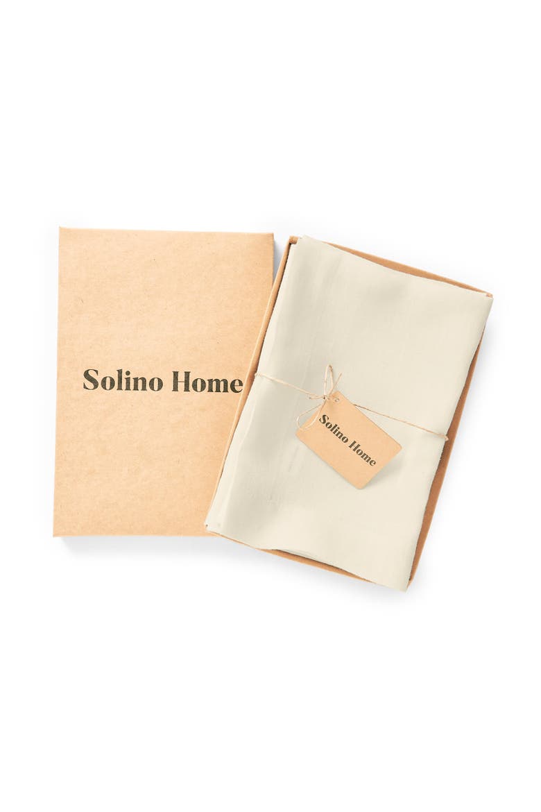 Linen Dinner Napkins Set of 4, 20 x 20" - Sonoma, Alternate, color, Ivory
