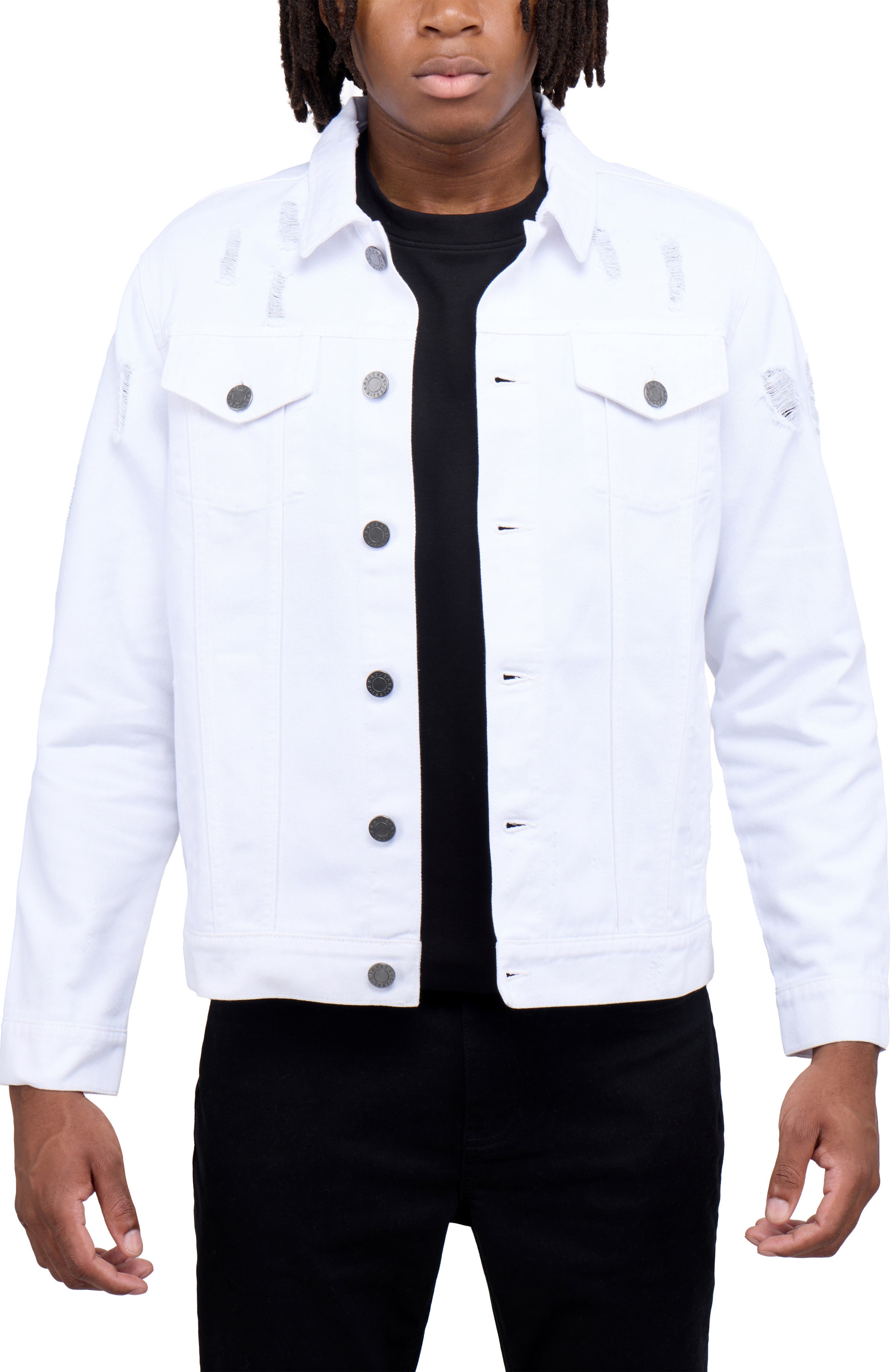 XRAY Slim Washed Denim Jacket