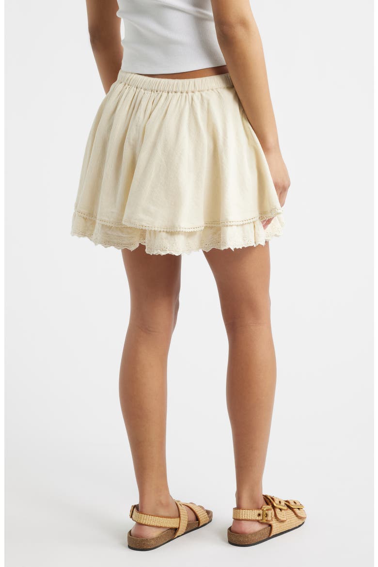 Tulip Layered Miniskirt, Alternate, color, TEA