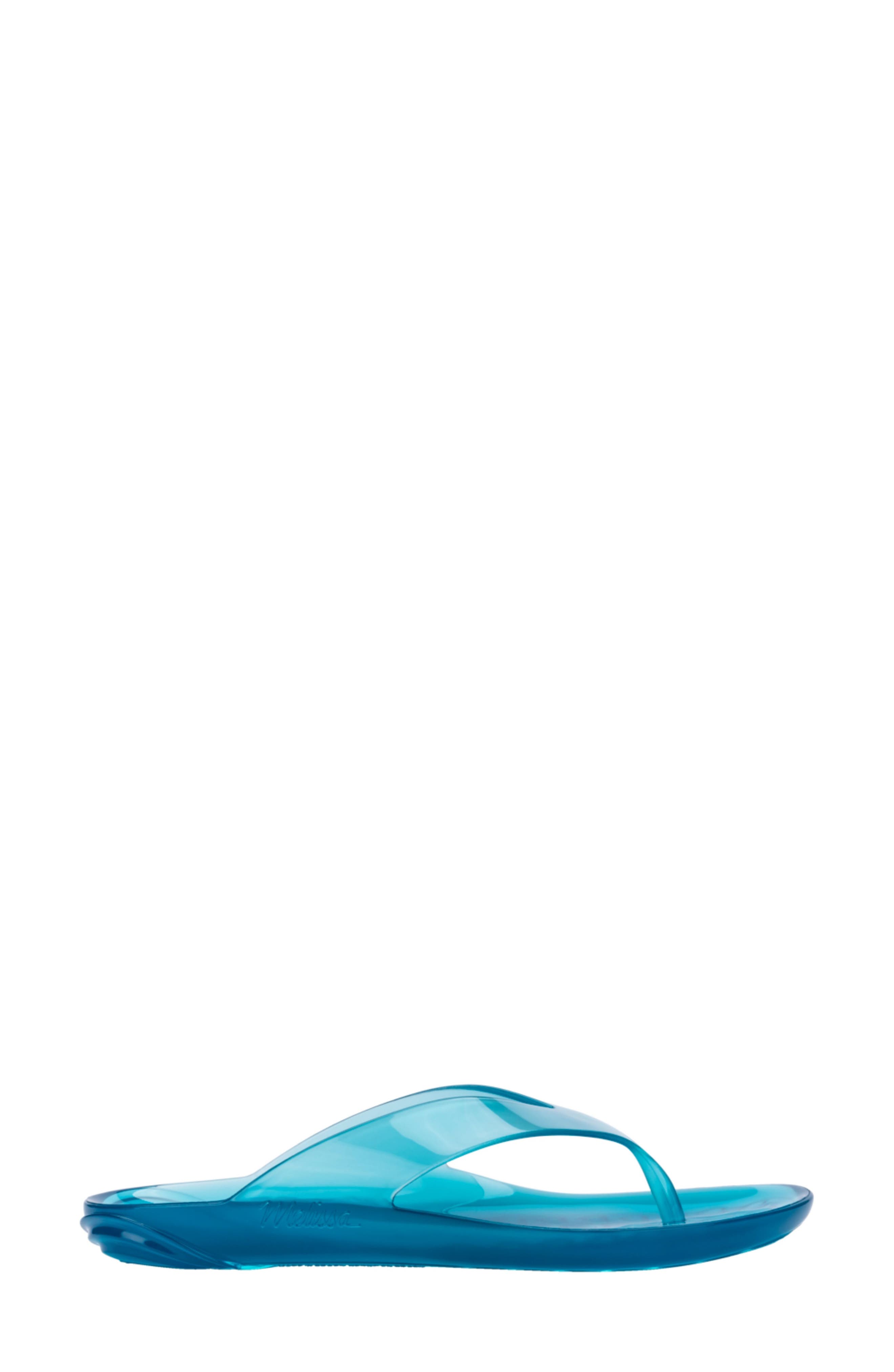 The Real Jelly Flip Flop, Alternate, color, CLEAR BLUE