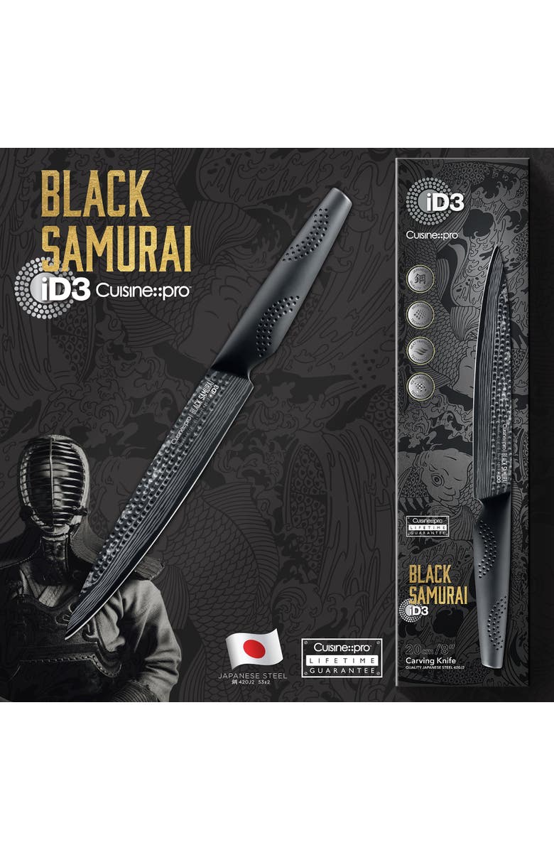 Cuisine::pro<sup>®</sup> iD3<sup>®</sup> BLACK SAMURAI 8" Carving Knife, Alternate, color, Black