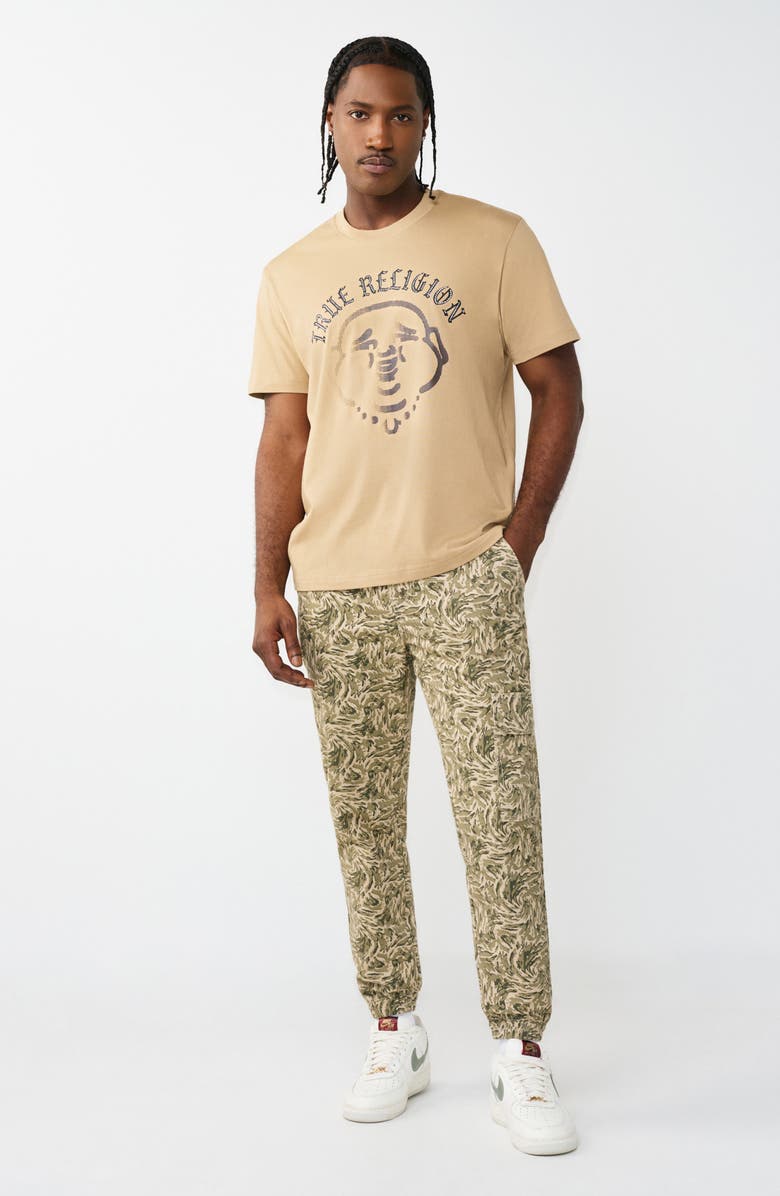 True Religion Camo Print Joggers, Alternate, color, Abstract Camo