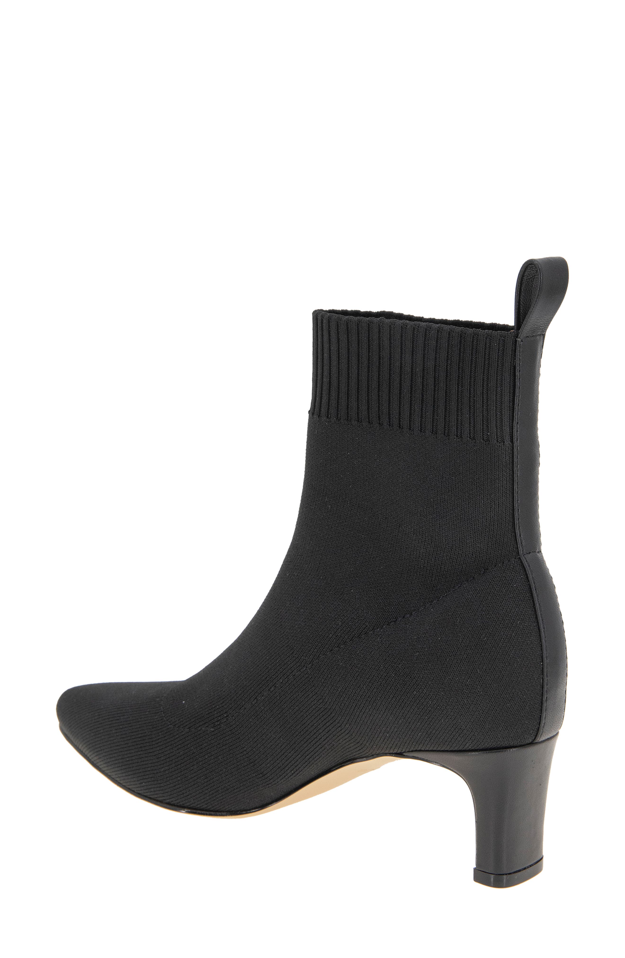 André Assous Winter Knit Bootie, Alternate, color, Black Knit