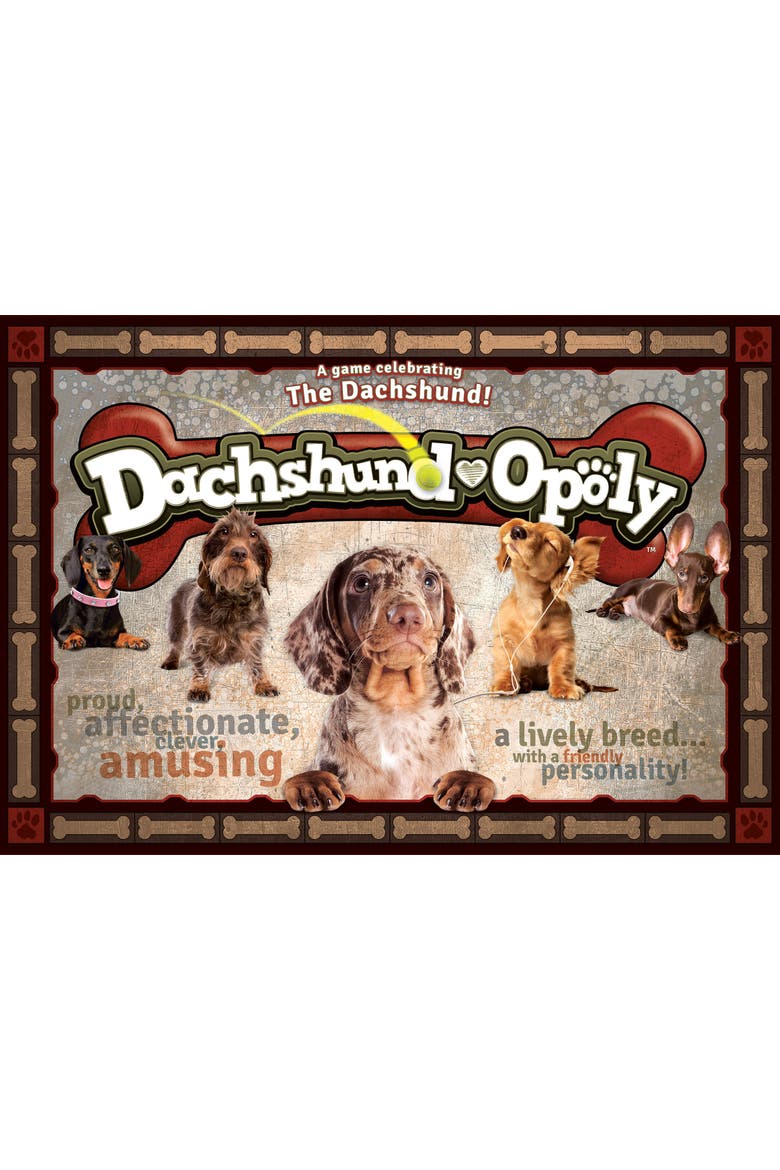 Dachshundopoly Monopoly Board Game, Alternate, color, Multicolored