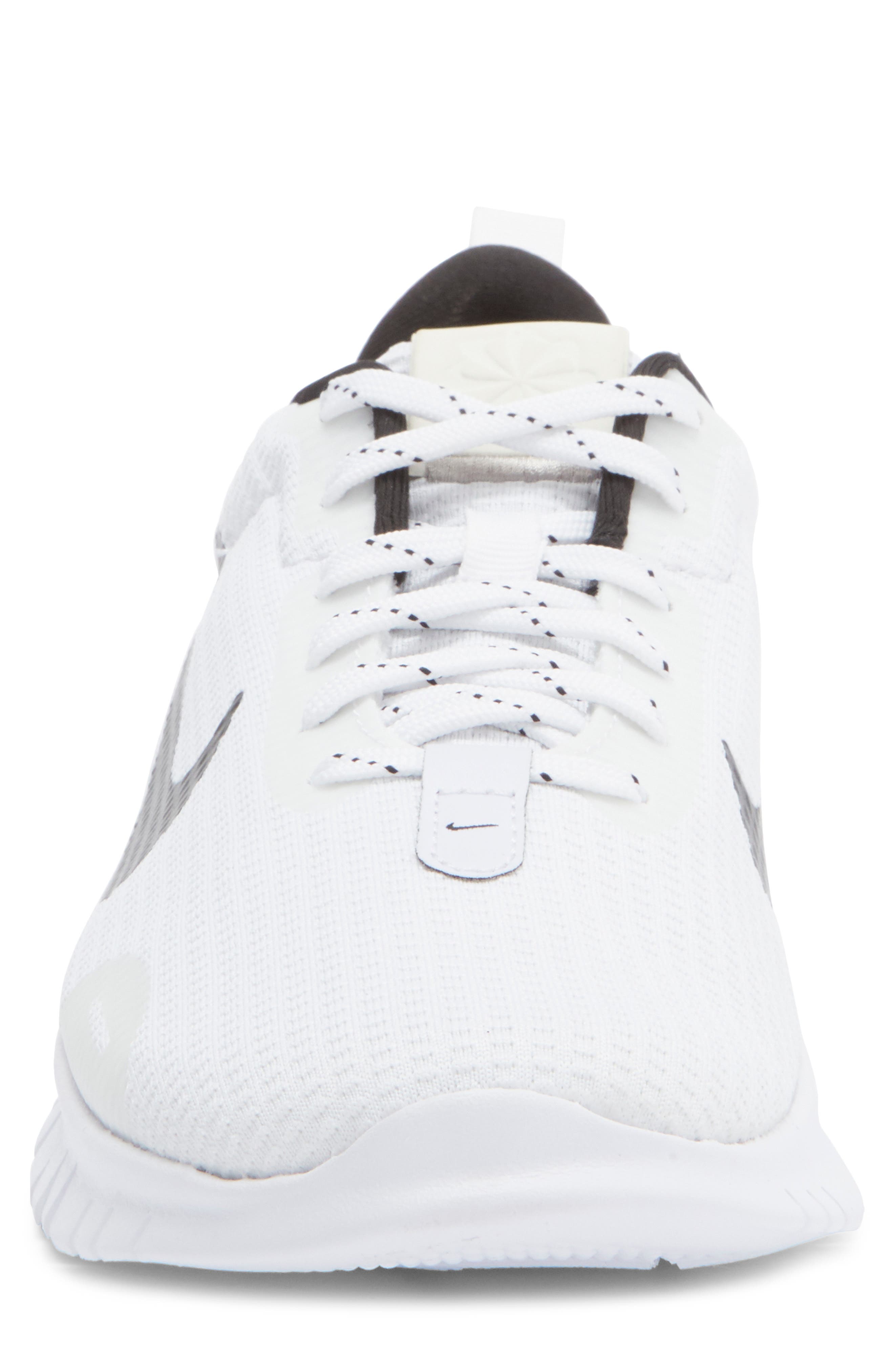 Flex Experience Run 12 Road Running Shoe - Extra Wide Width Available, Alternate, color, WHITE/ BLACK/ WHITE