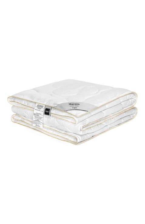 Maestro camel wool comforter
