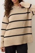 Marine Layer Berkeley Stripe Merino Wool Blend Sweater
