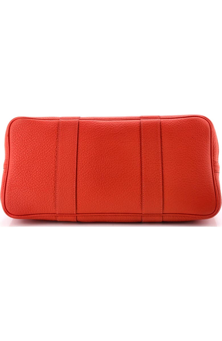 Pre-Owned Hermes Garden Party Pockets Tote Toile and Leather 36, Alternate, color, Rouge Duchesse