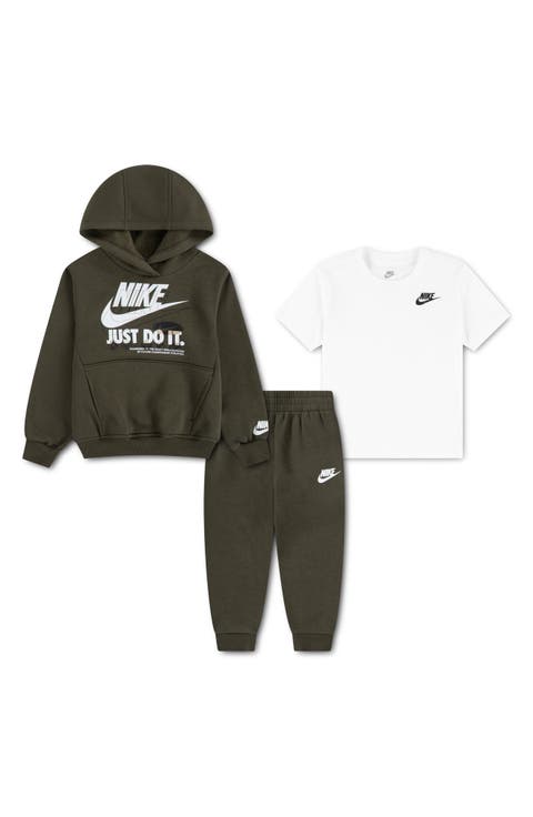 Kids' 3-Piece Hoodie, Tee & Pants Set