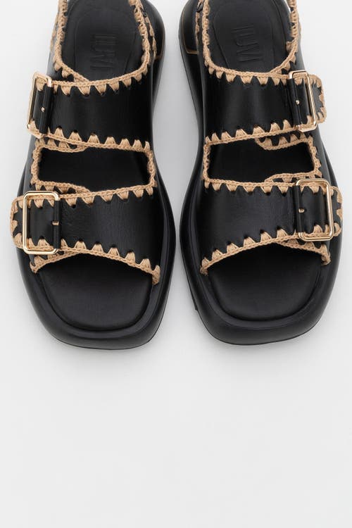 Forever & Always Shoes Douro Braided Rope Strap Leather Sandal
