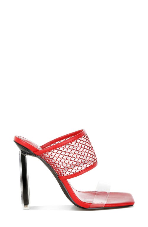 London Rag Salween Clear Strap Stiletto Sandal