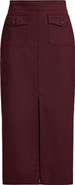 Lauren Ralph Lauren Wool Blend Pencil Skirt