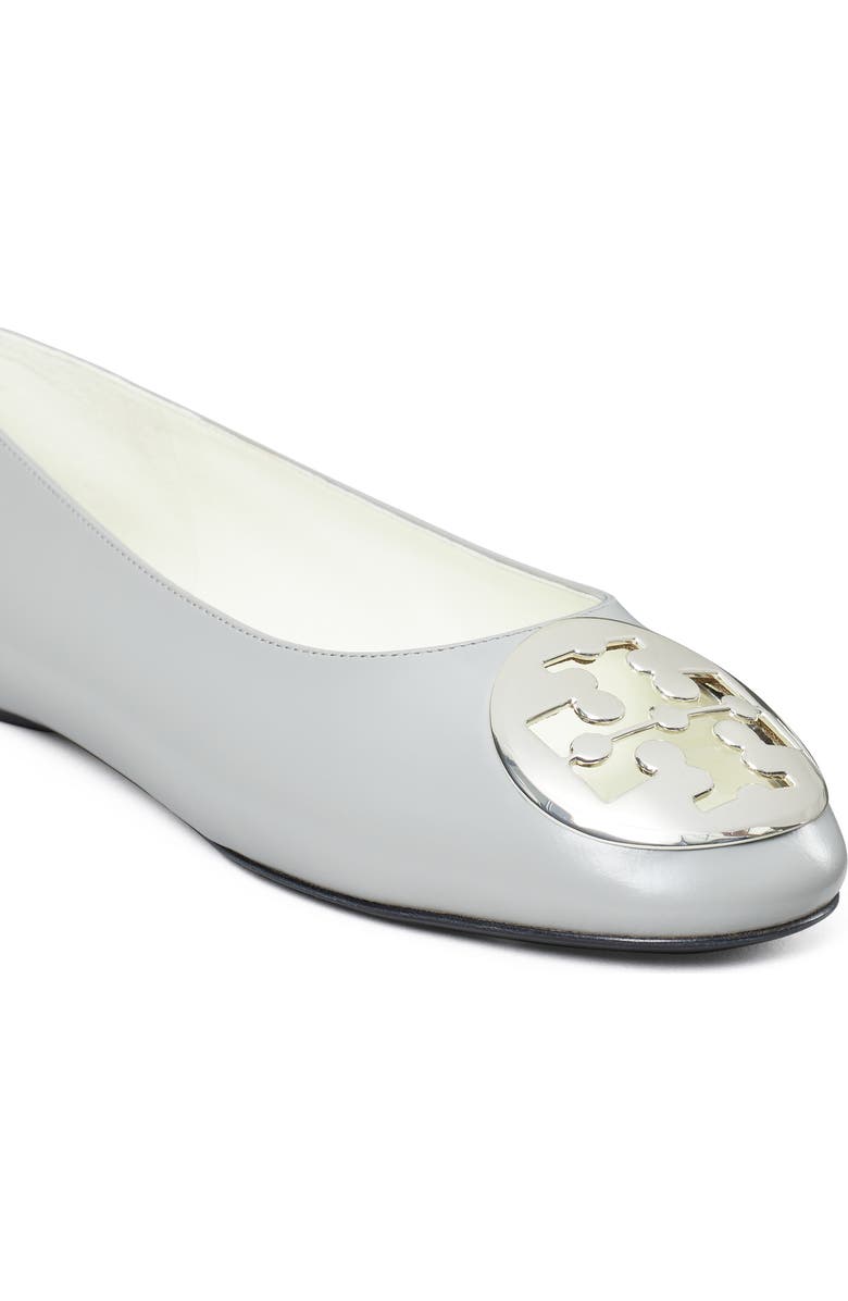 Tory Burch 'Reva' Ballerina Flat, Alternate, color, Loutre Gray