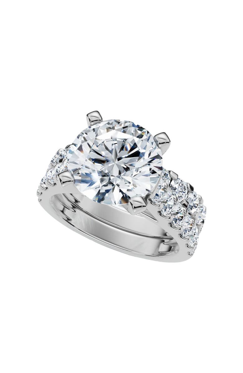 Bliss Diamond Certified 3.75Ct Diamond Engagement Matching Wedding Ring Set 14k Gold Lab Grown, Alternate, color, 