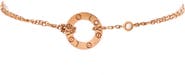 Pre-Owned Cartier 2 Diamonds Love Bracelet 18K Rose Gold with Diamonds