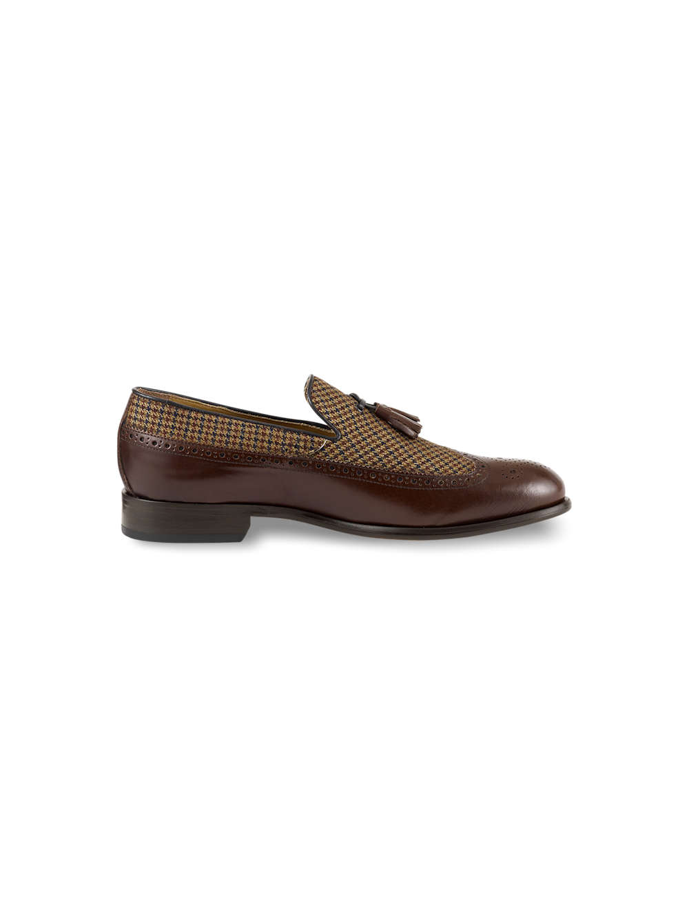 Paul Fredrick Evan Tassel Loafer, Alternate, color, Brown Multi