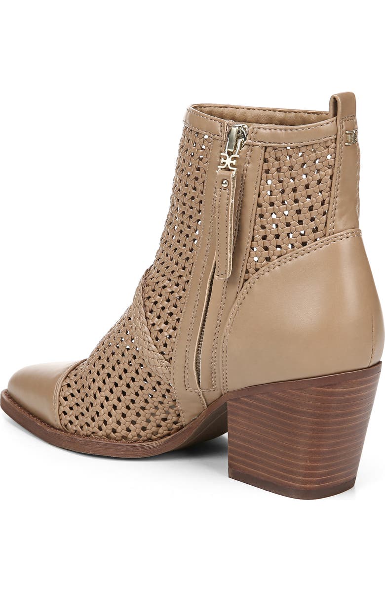 Sam Edelman Elita Woven Cap Toe Bootie, Alternate, color,