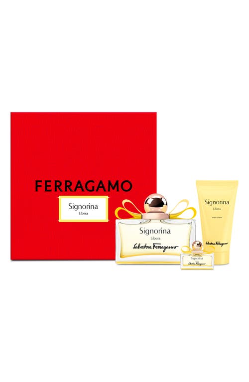 Ferragamo Signorina Libera Eau De Parfum Gift Set ($148 Value) In Transparent