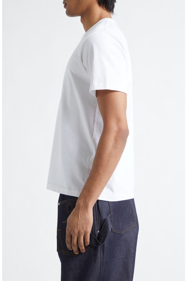 Embroidered Anchor Logo Cotton T-Shirt, Alternate, color, WHITE