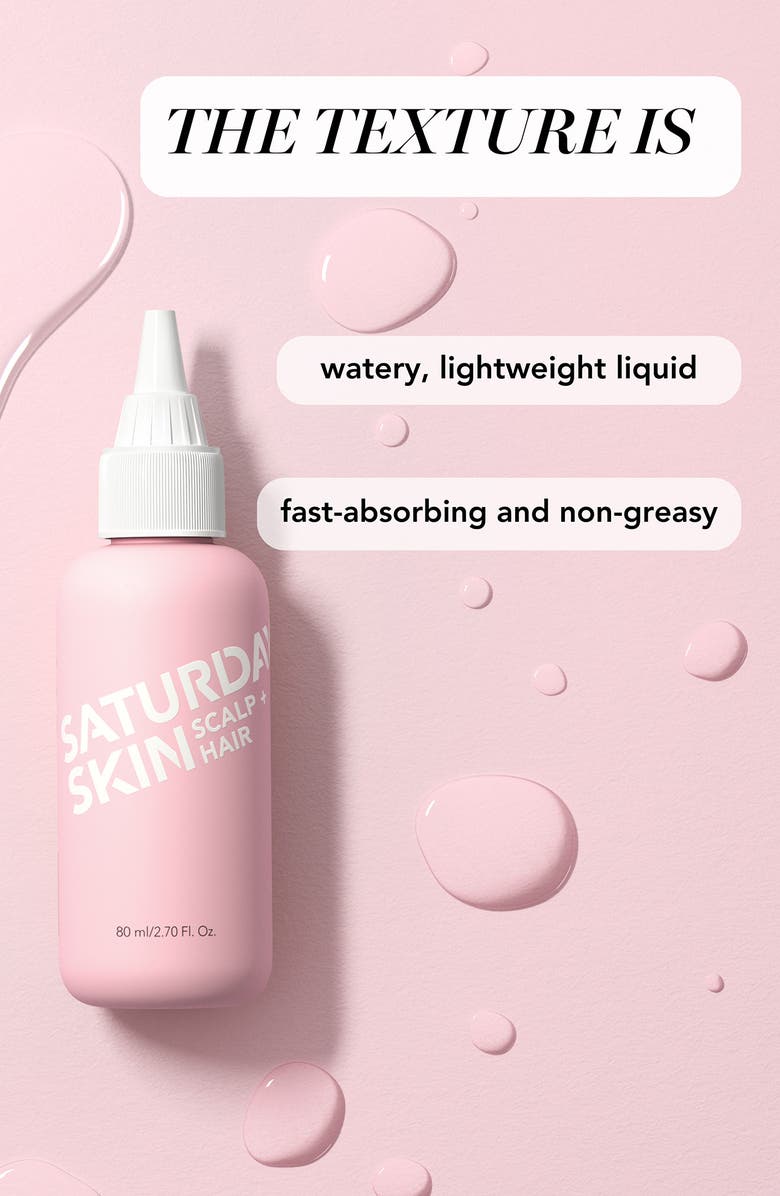 Saturday Skin Scalp + Hair Strengthening Peptide Treatment, Alternate, color, 