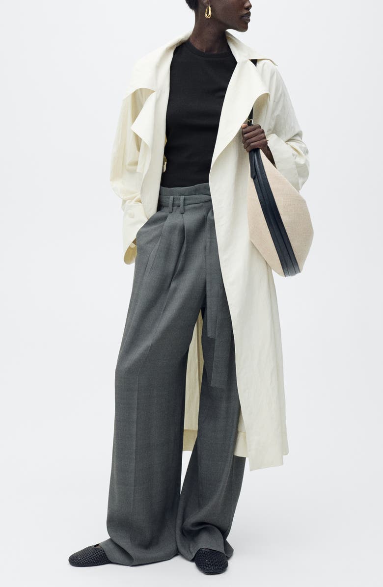 MANGO Grommet Cap Sleeve T-Shirt, Alternate, color,