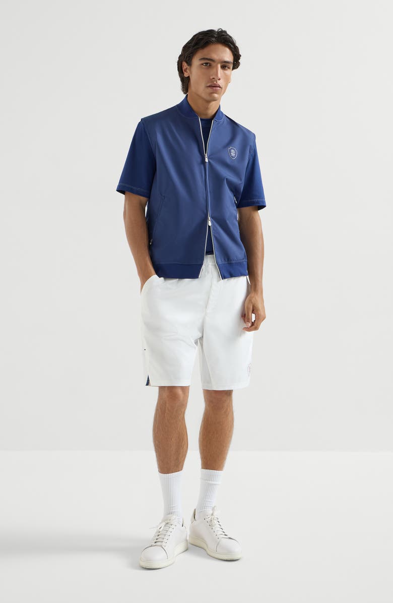 Brunello Cucinelli Crew-neck T-shirt, Alternate, color, Avio Blue