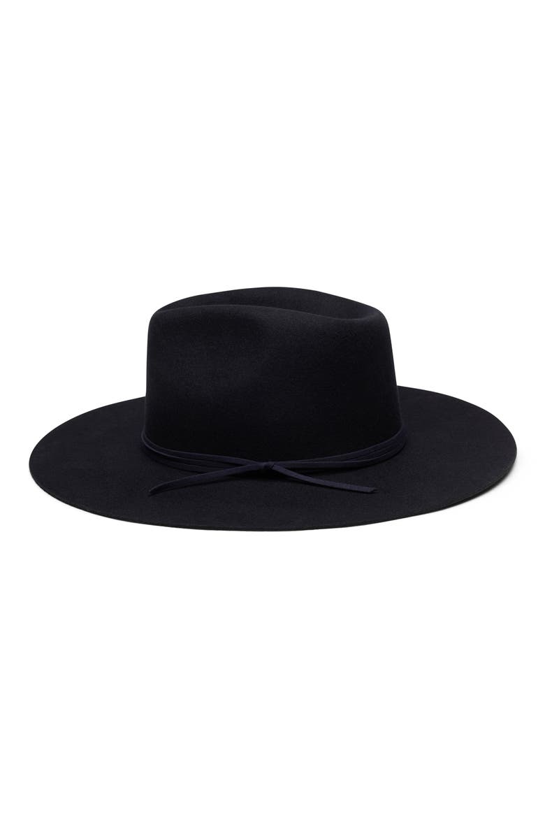 Shea Wool Felt Fedora, Alternate, color, MIDNIGHT