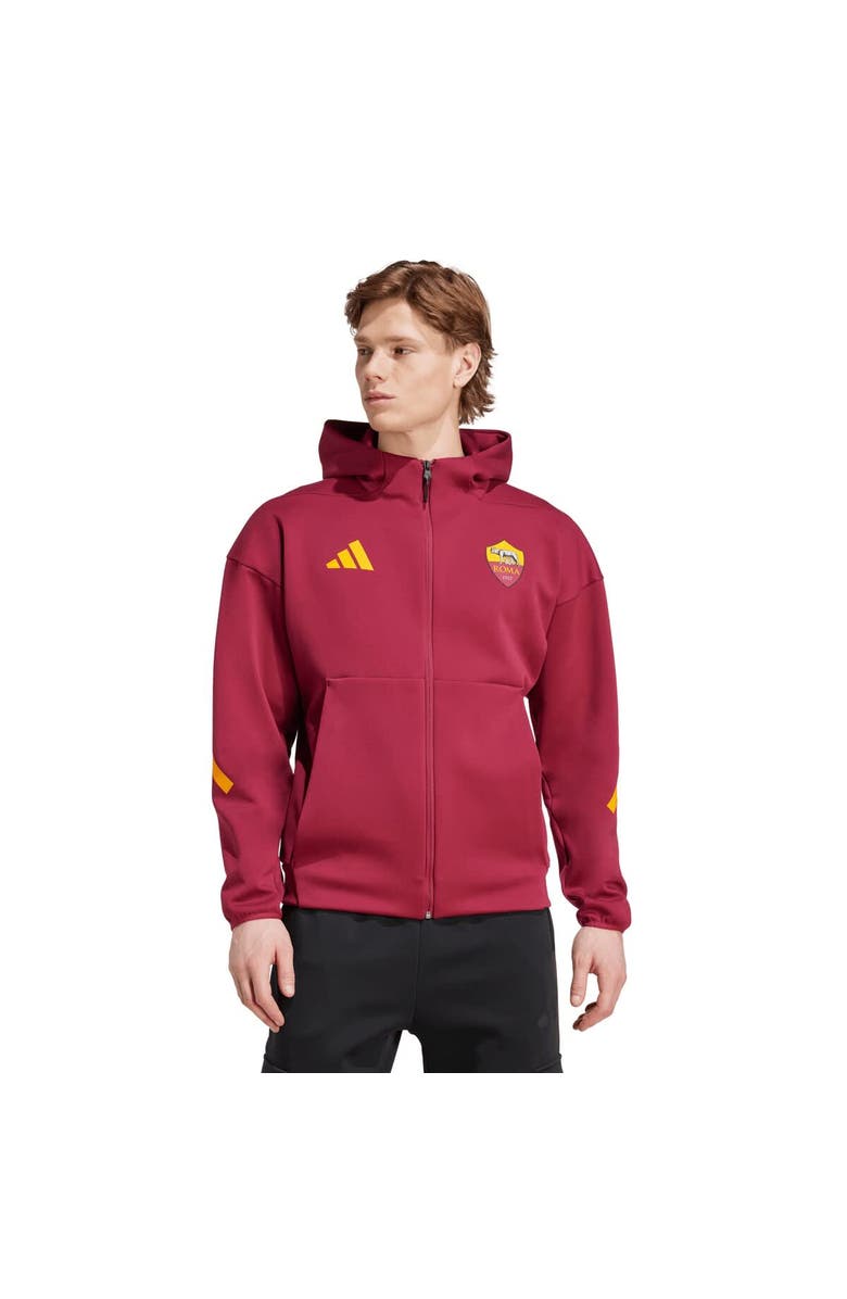 adidas Men's adidas  Red AS Roma 2025/26 Anthem Full-Zip Jacket, Alternate, color, 