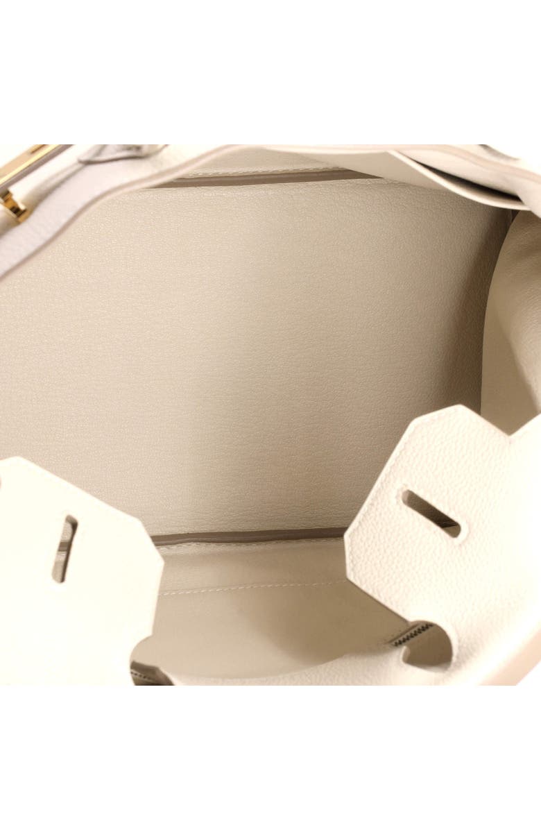 Pre-Owned Hermes Birkin Handbag Light Togo with Gold Hardware 30, Alternate, color, Craie