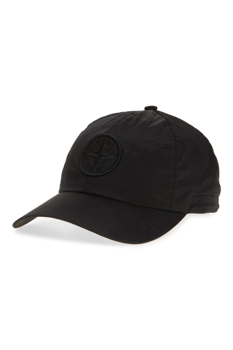 Logo Embroidered Baseball Cap, Main, color, BLACK