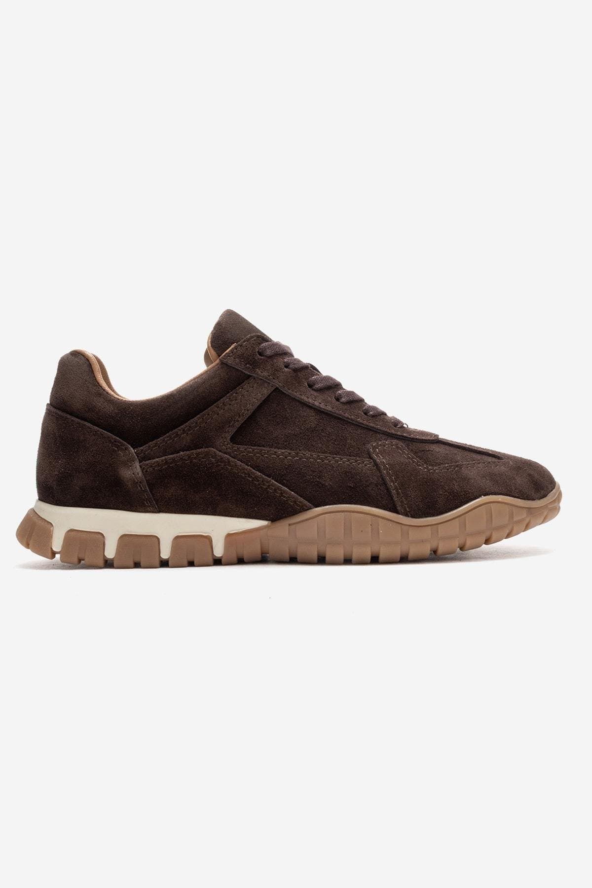 Lars Leather Sneaker, Alternate, color, Brown Suede